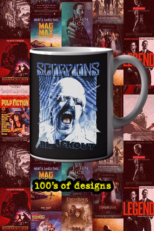 Scorpions Blackout 11oz Mug | Music Artist | Scorpions Blackout Design | Rock Band Gift | Concert Memorabilia