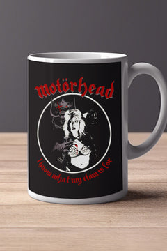 Motorhead I Know What My Claw Is For 11oz Mug | Music Inspired Design | Rock Band Gift