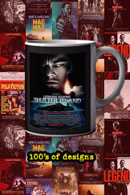 Shutter Island 11oz Mug | Film Mug | Shutter Island Design | Leonardo DiCaprio Mug