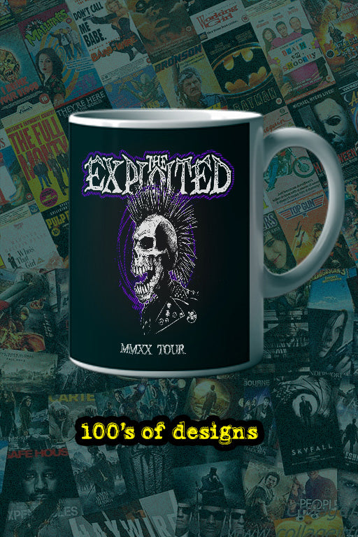The Exploited MMXX Tour 11oz Mug | Music Artist Mug | Punk Rock Coffee Cup | Concert Merchandise Mug