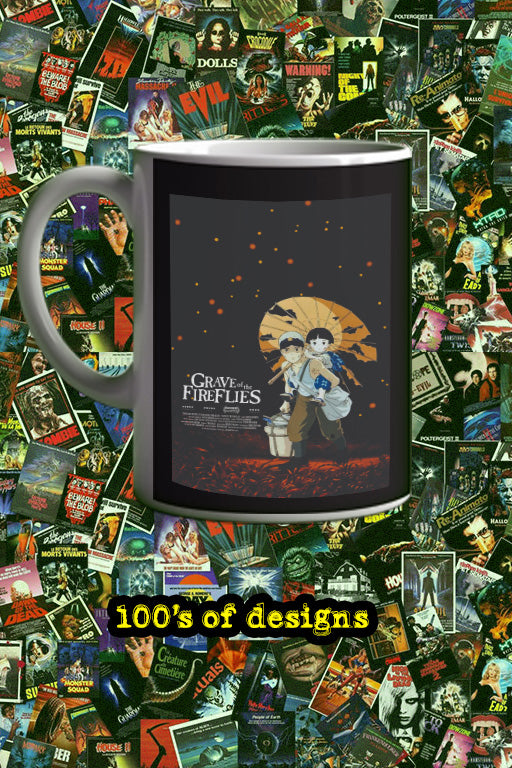 Grave of The Fireflies 11oz Mug Seita and Setsuko | Studio Ghibli | Film Poster Design