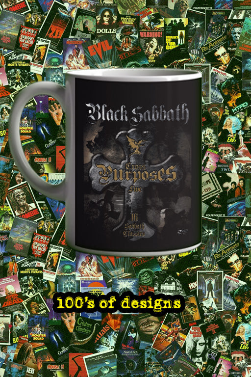 Black Sabbath Cross Purposes 11oz Mug | Music Artist | Black Sabbath Design | Rock Band | Unique Gift