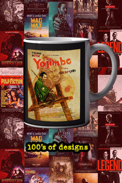 Yojimbo 11oz Mug | Film Poster Design | Toshiro Mifune Art | Movie Buff Gift