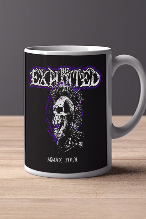The Exploited MMXX Tour 11oz Mug | Music Artist Mug | Punk Rock Coffee Cup | Concert Merchandise Mug