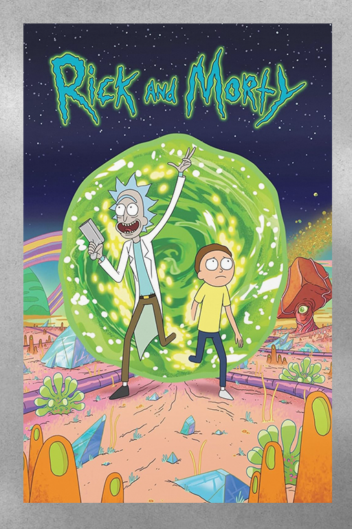 Rick and Morty Poster | Premium Gloss | Rick Sanchez | TV Show Design