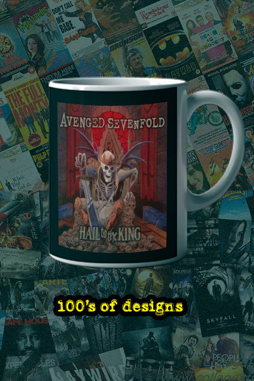 Sevenfold Hail To The King 11oz Mug | Music Artist Merchandise | Custom Music Design Cup