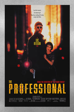 The Professional Jean Reno | Natalie Portman | Gloss Poster | Movie Wall Art | Film Decor | Cult Classic Print | Minimalist Movie Poster | Film Lover Gift