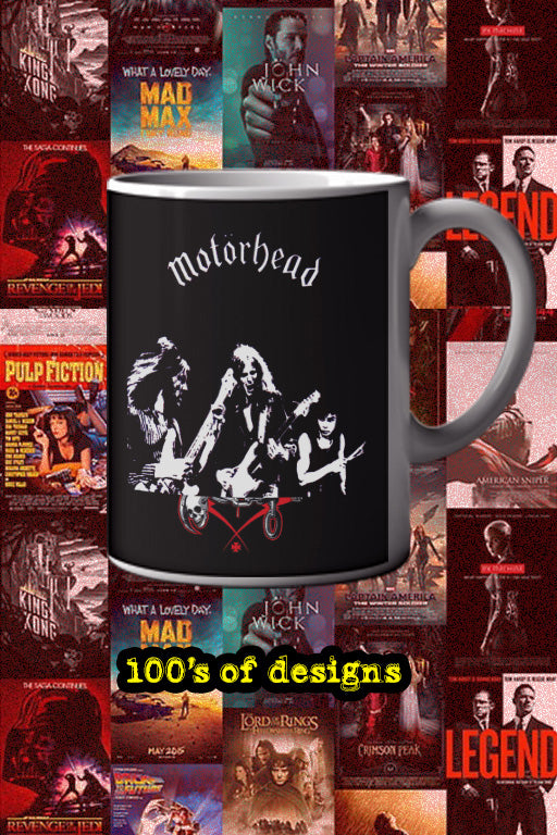 Motorhead Rock Band 11oz Mug | Music Artist Merchandise | Band Logo Cup