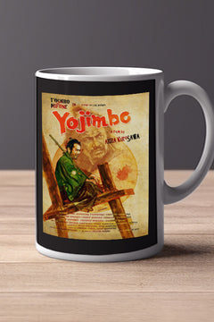 Yojimbo 11oz Mug | Film Poster Design | Toshiro Mifune Art | Movie Buff Gift