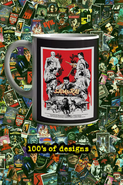 Seven Samurai 11oz Mug Toshiro Mifune | Kurosawa Film Poster Design
