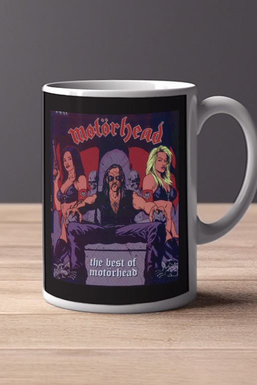 The Best Of Motorhead 11oz Mug | Music Artist Merchandise | Rock and Roll Gift | Heavy Metal Coffee Cup | Music Lover Collectible