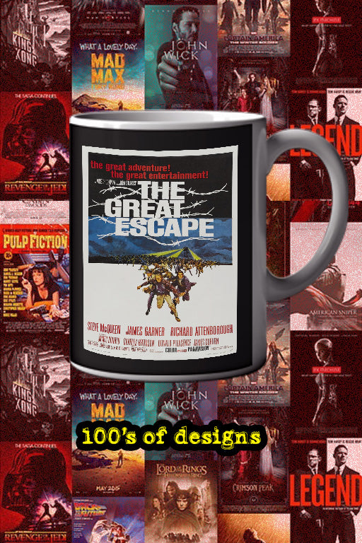 The Great Escape 11oz Mug Steve McQueen | Film Memorabilia Design