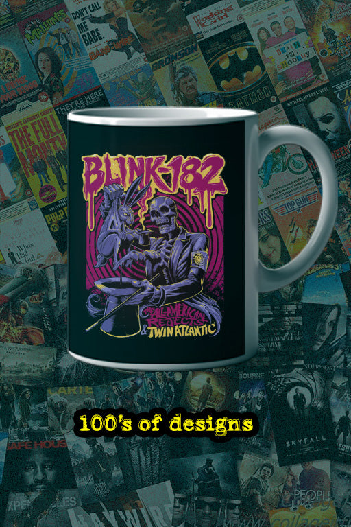 The All American Rejects 11oz Mug-BLINK | Music Artist Design | Coffee Cup for Music Lovers | Unique Gift for AAR Fans | Trendy Music Merchandise | Home and Office Drinkware