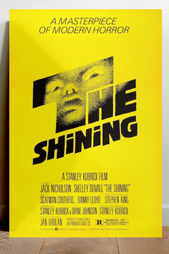 The Shining Jack Nicholson Gloss Poster | Horror Movie Wall Art | Stanley Kubrick Film Print | Retro Cinema Decor | Scary Film Aesthetic | Cult Classic Artwork