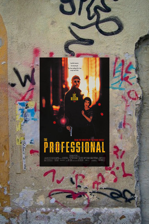 The Professional Jean Reno | Natalie Portman | Gloss Poster | Movie Wall Art | Film Decor | Cult Classic Print | Minimalist Movie Poster | Film Lover Gift