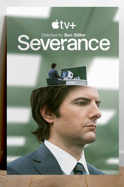 Severance Adam Scott Gloss Poster | TV Show Wall Art | Severance Fan Art Print | Sci-Fi Thriller Series Decor | Minimalist Severance Poster | Office Aesthetic Artwork | Modern TV Show Print | Streaming Series Gift Idea