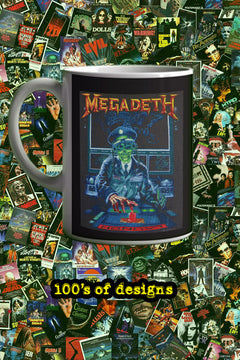Vic Rattlehead 11oz Mug | Music Artist Design | Metal Fan Coffee Cup | Heavy Metal Gift