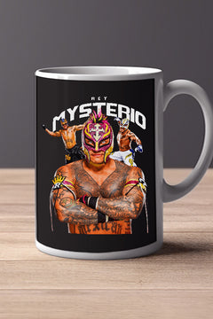 REY MYSTERIO 11oz Mug | WWE Superstar Rey Mysterio Design | Collector's Item for Fans