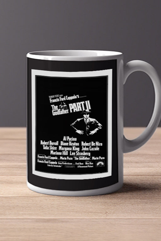 The Godfather 2 11oz Mug | Film Memorabilia | Al Pacino Poster Design