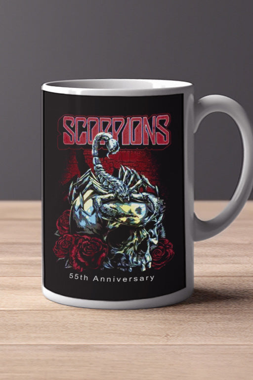 Scorpions 55th Anniversary 11oz Mug | Music Artist Collection | Vintage Design