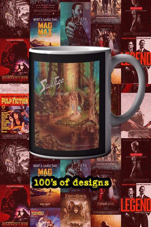 Savatage Edge Of Thorns 11oz Mug | Music Artist Design | Gifts for Savatage Fans | Music Lover Collectible | Novelty Coffee Cup