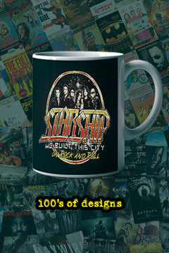 Starship We Built This City | Music Artist Design 11oz Mug | Fun Musician Mug | Unique Band Merch | Groovy Music Lover Gift