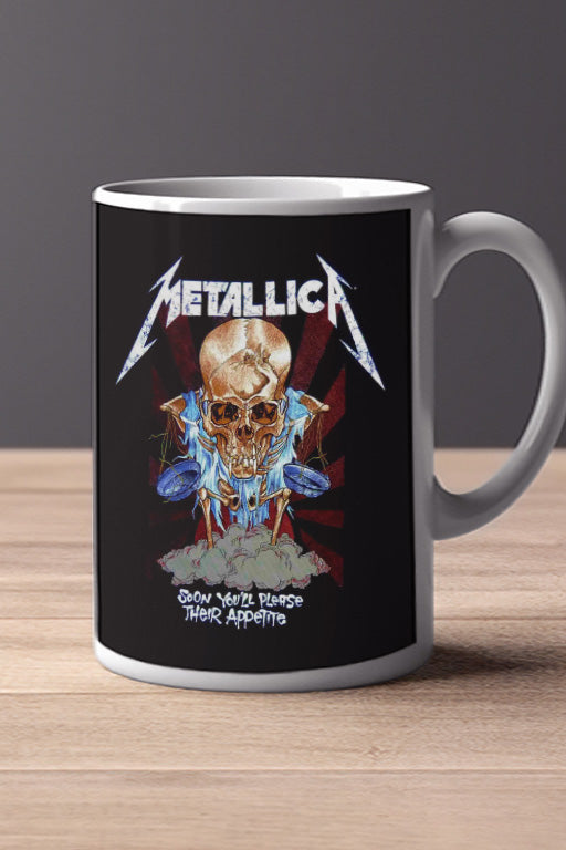 Soon You'll Please Their Appetite 11oz Mug | Music Artist | Music Lover Gift | Soon You'll Please Their Appetite Design