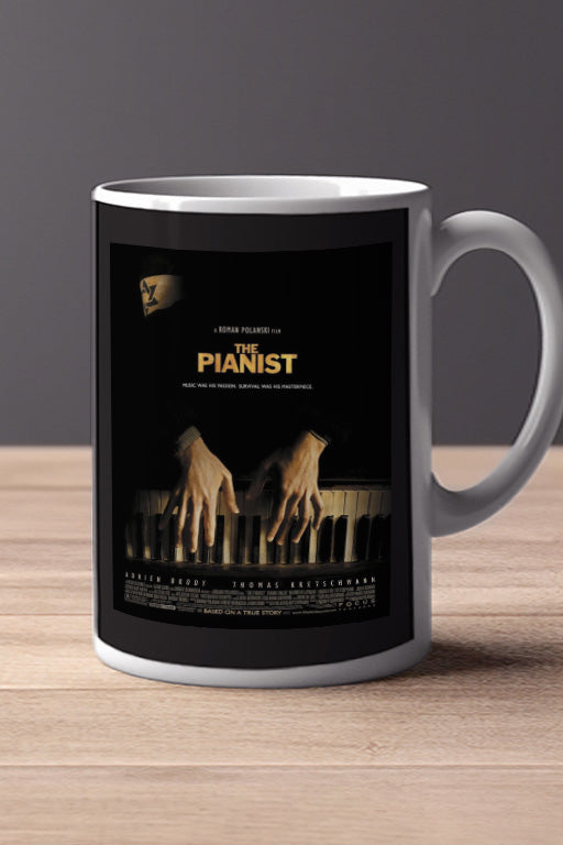The Pianist 11oz Mug | Film Memorabilia Gift | Adrien Brody Merchandise