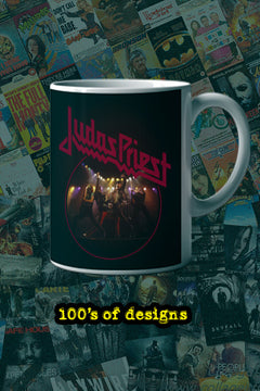 Judas Priest 11oz Mug | Music Artist Gift | Rock Band Coffee Cup | Heavy Metal Fan Merch | Judas Priest Design Mug