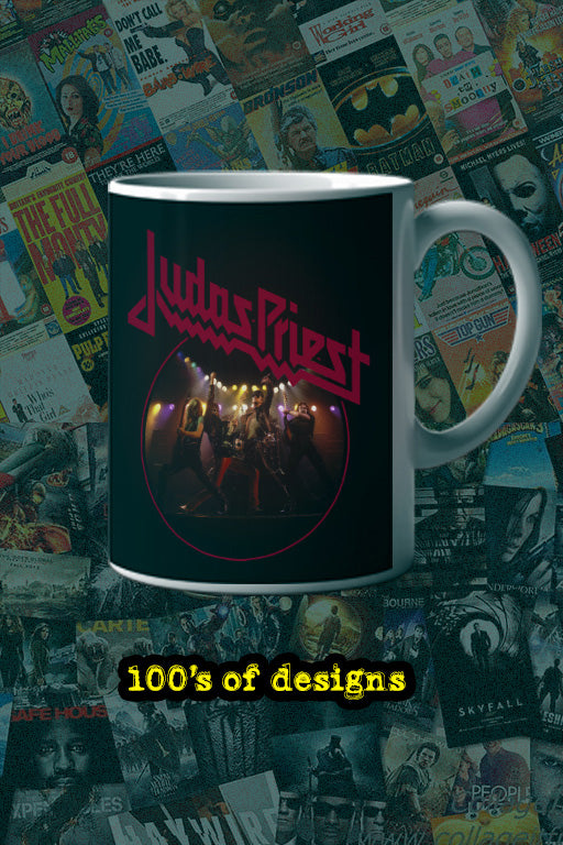 Judas Priest 11oz Mug | Music Artist Gift | Rock Band Coffee Cup | Heavy Metal Fan Merch | Judas Priest Design Mug