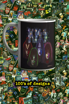 Kiss 11oz Mug | Music Artist Design | Rock Band | Coffee Cup | Gift for Fans | Music Lover's Collectible