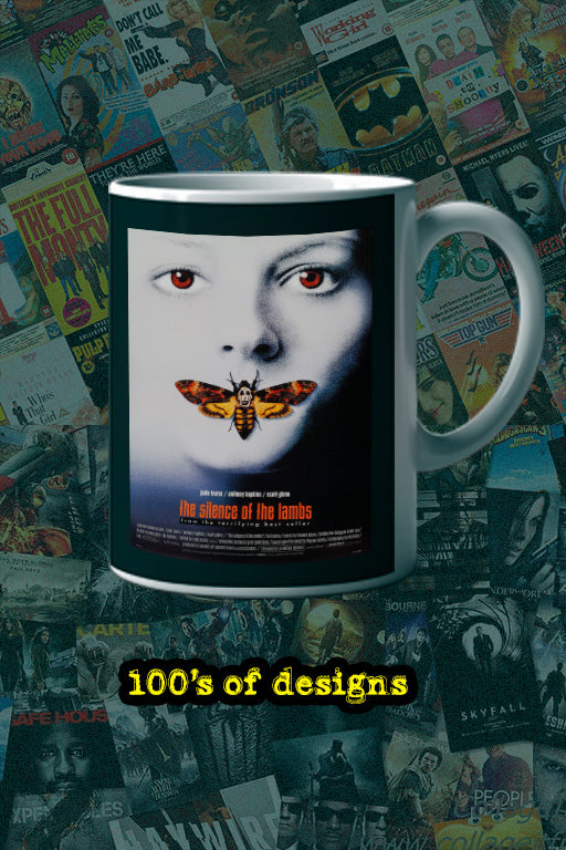 The Silence of The Lambs 11oz Mug | Film Poster Design | Anthony Hopkins