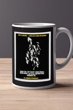Judgement at Nuremberg 11oz Mug | Film Poster Design | Classic Movie Gift | Spencer Tracy | Vintage Cinema Decor | Movie Buff Present