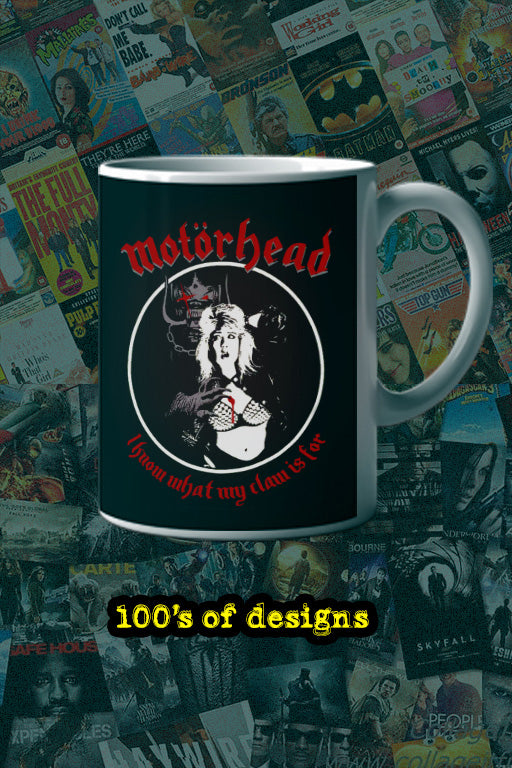 Motorhead I Know What My Claw Is For 11oz Mug | Music Inspired Design | Rock Band Gift