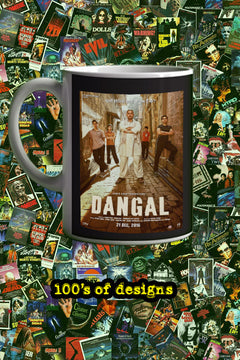 Dangal 11oz Mug | Film Dangal Poster Design | Lead Actor Name PV Sindhu Mug