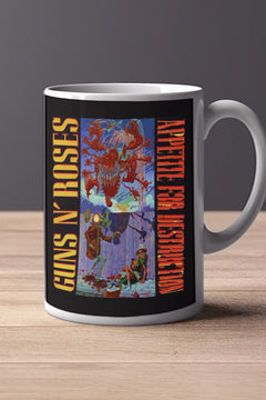Guns N' Roses Appetite For Destruction 11oz Mug | Music Artist | Rock Band | Vintage Design