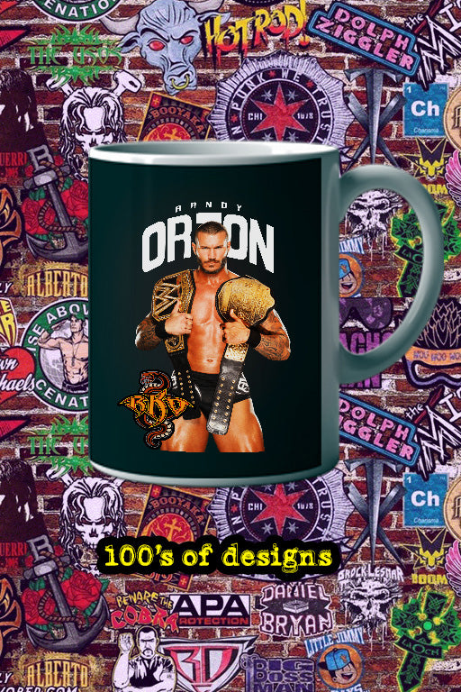 RANDY ORTON 11oz Mug | WWE Superstar RANDY ORTON Design - Wrestling Fan Collectible Gift
