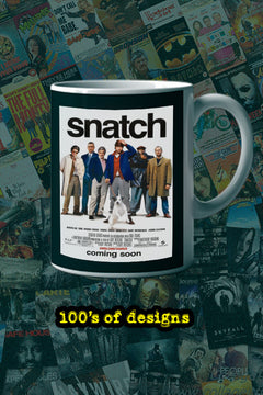 Snatch 11oz Mug Film Movie Poster Brad Pitt Jason Statham | Film Snatch Design Mug