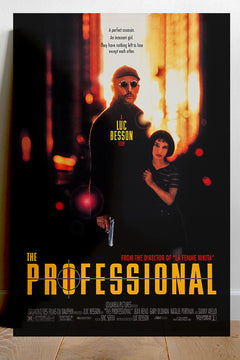 The Professional Jean Reno | Natalie Portman | Gloss Poster | Movie Wall Art | Film Decor | Cult Classic Print | Minimalist Movie Poster | Film Lover Gift