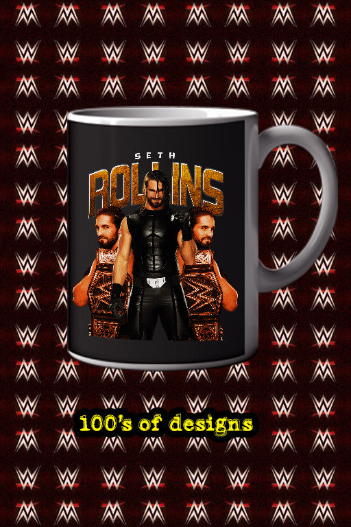 SETH ROLLINS 11oz Mug | WWE Superstar Design - Merchandise featuring Seth Rollins for true fans - Coffee Cup Gift for Champions