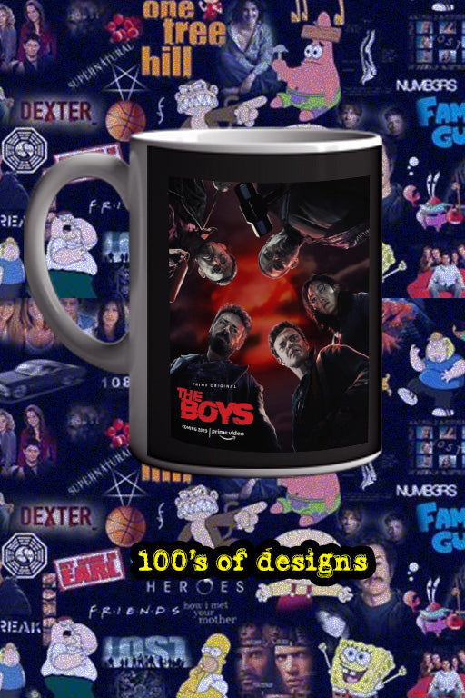 The Boys 11oz Mug | TV Show Merchandise | The Boys Design | Homelander poster