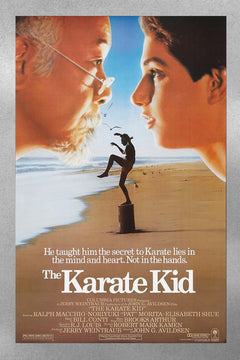 The Karate Kid Ralph Macchio Gloss Poster | 80s Movie Art Print | Martial Arts Wall Decor | Retro Film Poster Design | Classic Cinema Artwork | Nostalgic Gift