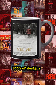 Schindler's List 11oz Mug | Film Memorabilia | Schindler's List Poster Design | Liam Neeson Merch