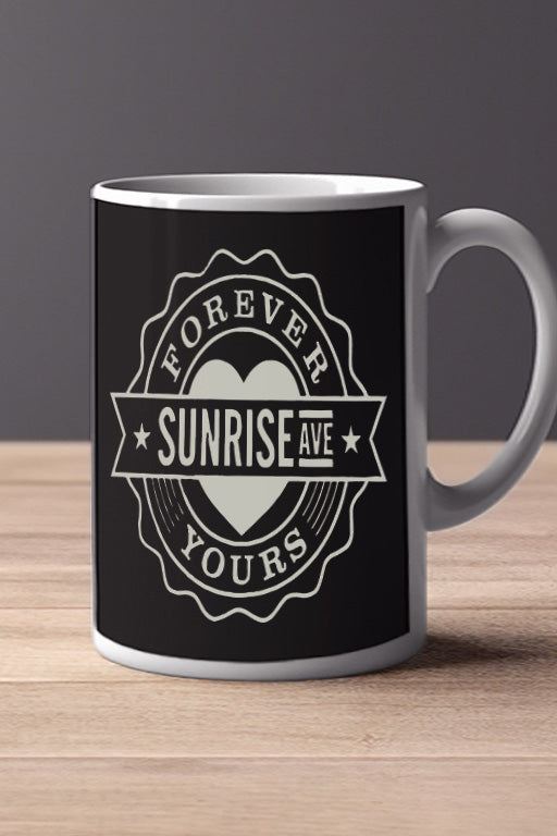 Sunrise Avenue Forever Yours 11oz Mug | Music Artist Merchandise | Sunrise Avenue Forever Yours Design | Music Lover Gift | Coffee Mug