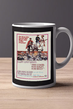 The Good, the Bad and the Ugly 11oz Mug | Film Memorabilia | Clint Eastwood Artistic Design
