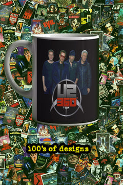 U2 360 Tour 11oz Mug | Music Artist Merchandise | Concert Souvenir | U2 Fan Gift | Music Lover Mug | Rock Band Memorabilia