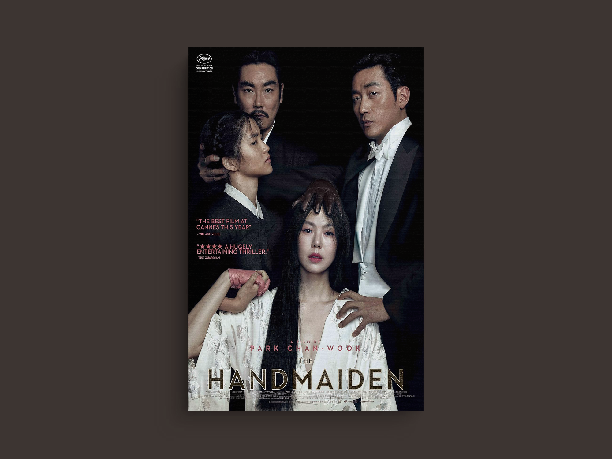 The Handmaiden Canvas Print | Film Poster | Park Chan-wook | Kim Min-hee | Kim Tae-ri | Korean Cinema Art Print