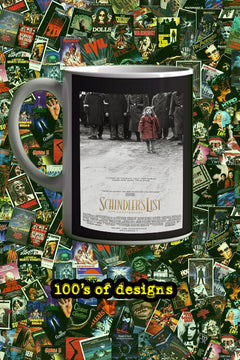 Schindler's List 11oz Mug | Film Memorabilia | Schindler's List Poster Design | Liam Neeson Merch
