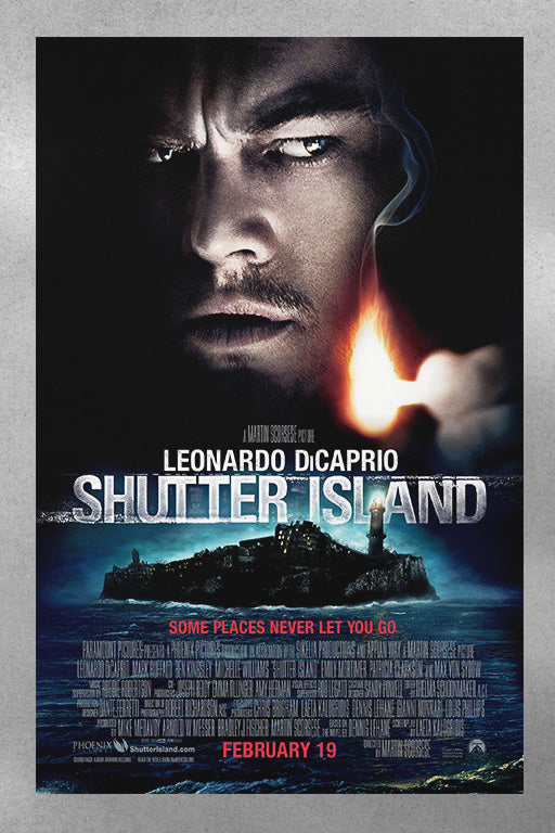 Shutter Island Leonardo DiCaprio Poster | Gloss Wall Art Print | Movie Poster Decor | Psychological Thriller Artwork | Film Fan Gift | Cinematic Home Decor | Shutter Island Design