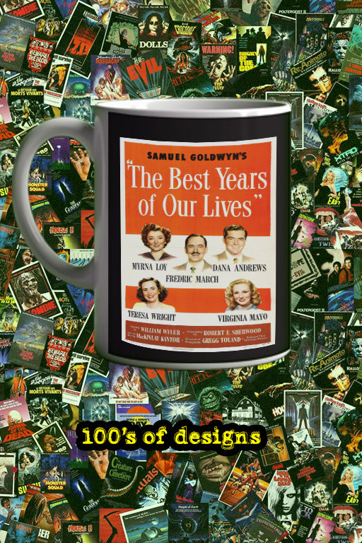 The Best Years of Our Lives 11oz Mug | Film Poster Design | Classic Movie | Vintage Cinema | Dana Andrews